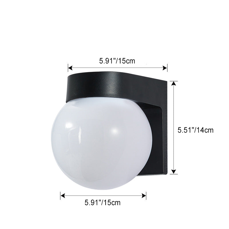 Waterproof Polycarbonate Outdoor Wall Sconce