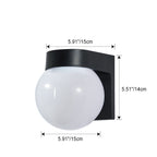Waterproof Polycarbonate Outdoor Wall Sconce