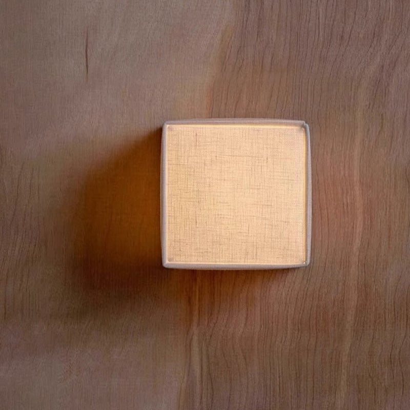 Japanese Fabric Wall Sconce
