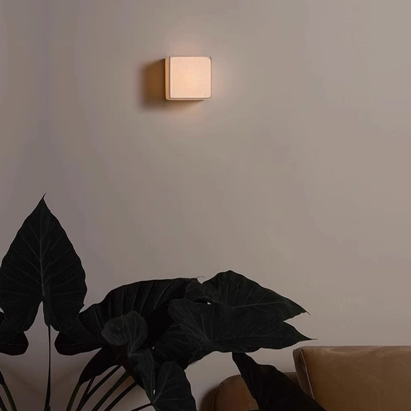 Japanese Fabric Wall Sconce