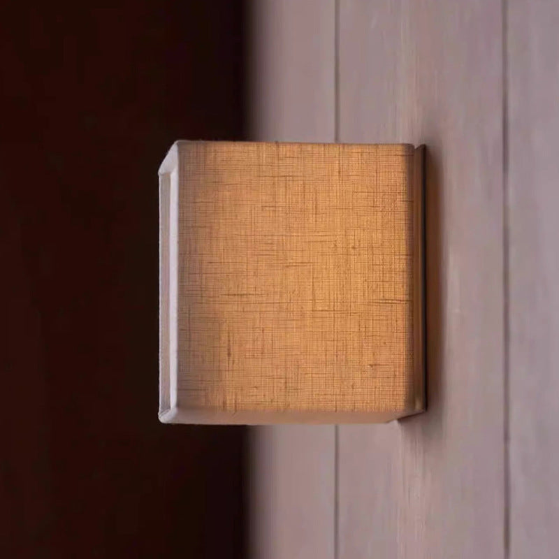 Japanese Fabric Wall Sconce