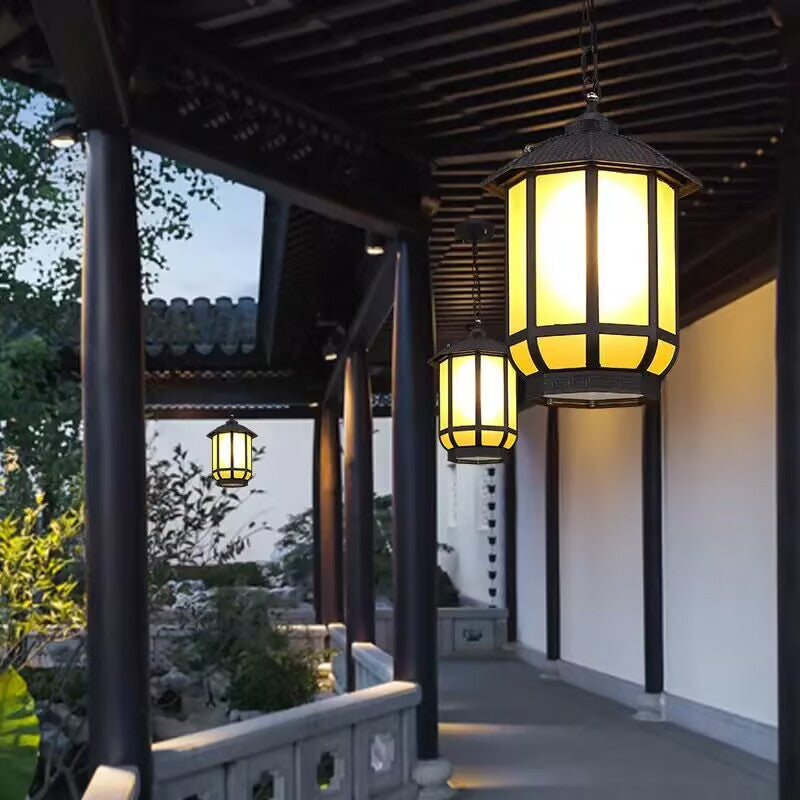 Premium Traditional Chinese Round Lantern Pendant Light