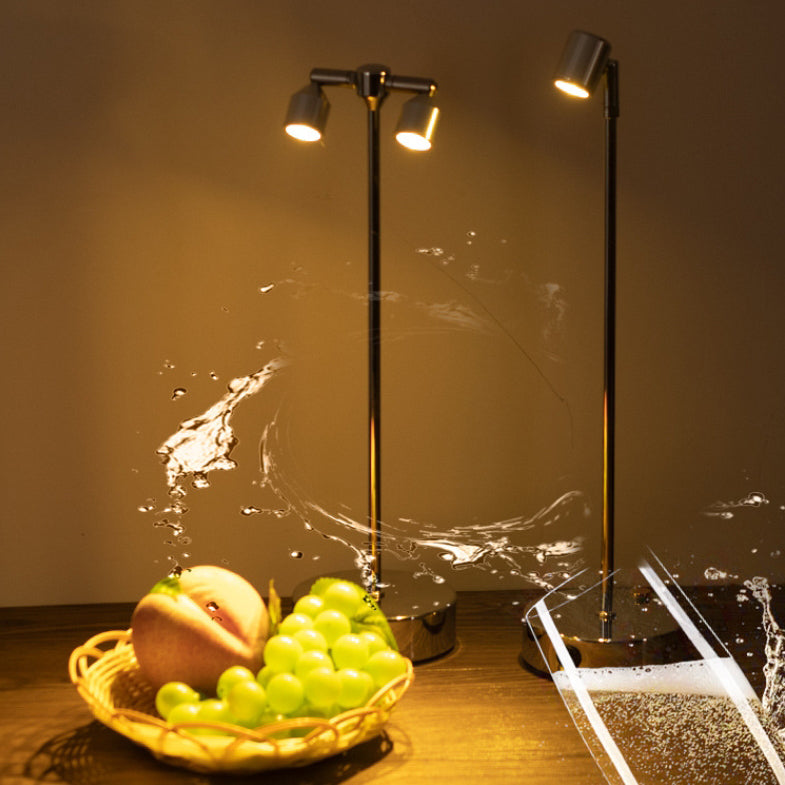 Premium Minimalist Cylindrical Iron LED Table Lamp for Dining Room