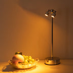 Premium Minimalist Cylindrical Iron LED Table Lamp for Dining Room