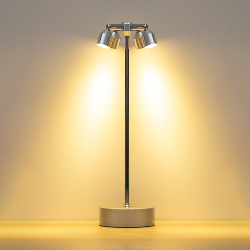 Premium Minimalist Cylindrical Iron LED Table Lamp for Dining Room