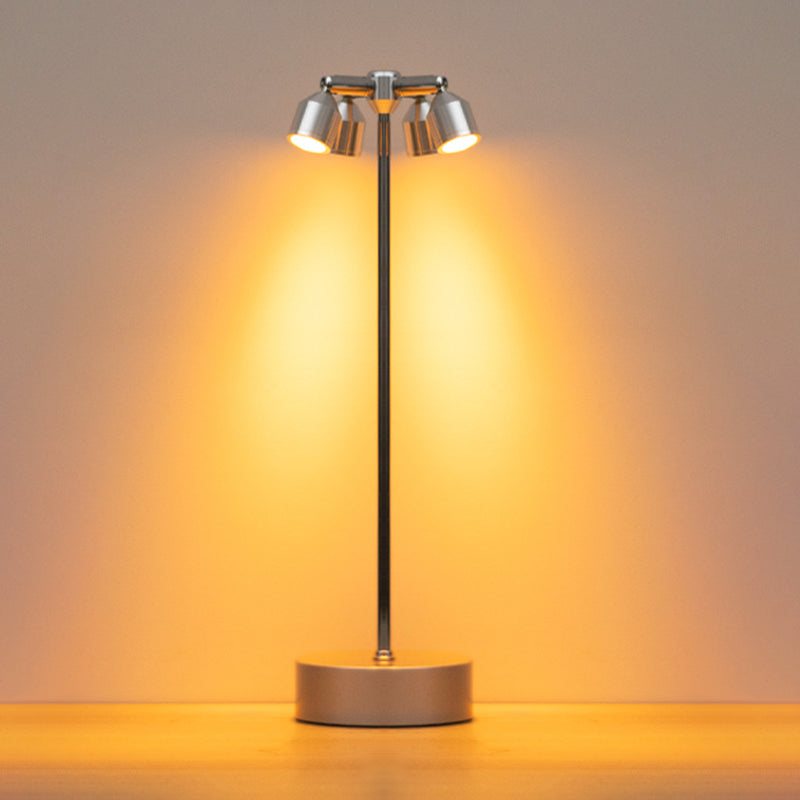 Premium Minimalist Cylindrical Iron LED Table Lamp for Dining Room