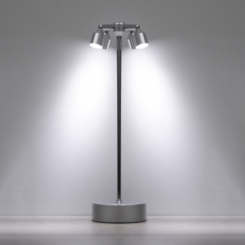Premium Minimalist Cylindrical Iron LED Table Lamp for Dining Room