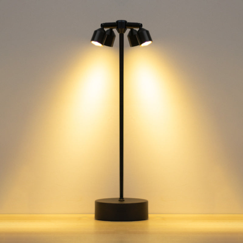 Premium Minimalist Cylindrical Iron LED Table Lamp for Dining Room