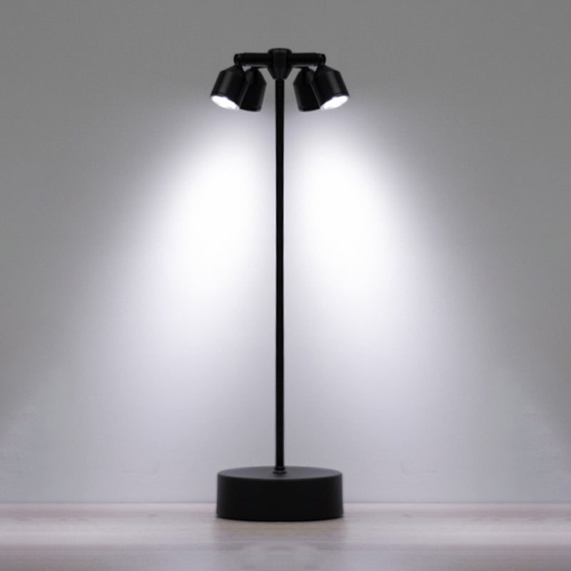 Premium Minimalist Cylindrical Iron LED Table Lamp for Dining Room