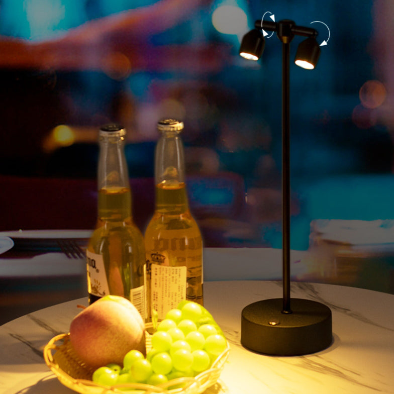 Premium Minimalist Cylindrical Iron LED Table Lamp for Dining Room