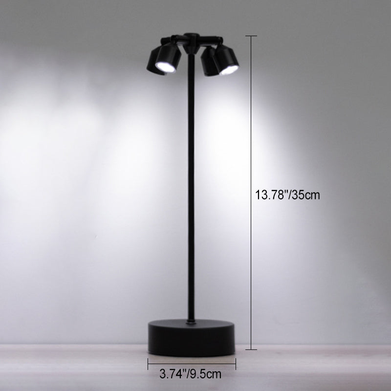 Premium Minimalist Cylindrical Iron LED Table Lamp for Dining Room