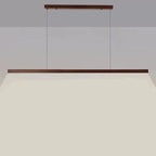 Premium Japanese Rectangular LED Island Chandelier for Dining Room