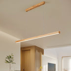 Premium Japanese Rectangular LED Island Chandelier for Dining Room