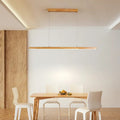 Premium Japanese Rectangular LED Island Chandelier for Dining Room