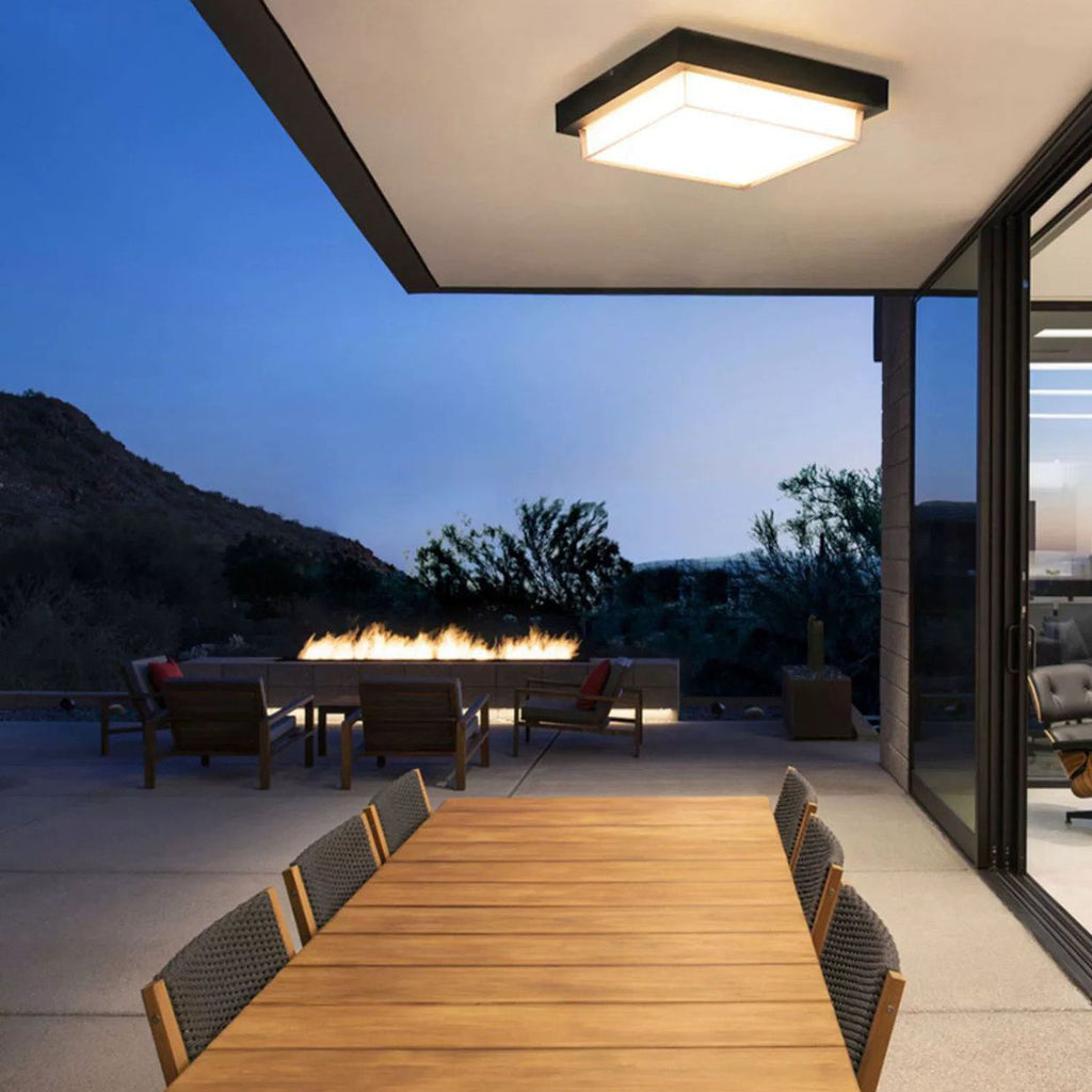 Premium Outdoor Waterproof Square LED Ceiling Light