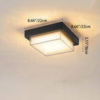 Premium Outdoor Waterproof Square LED Ceiling Light