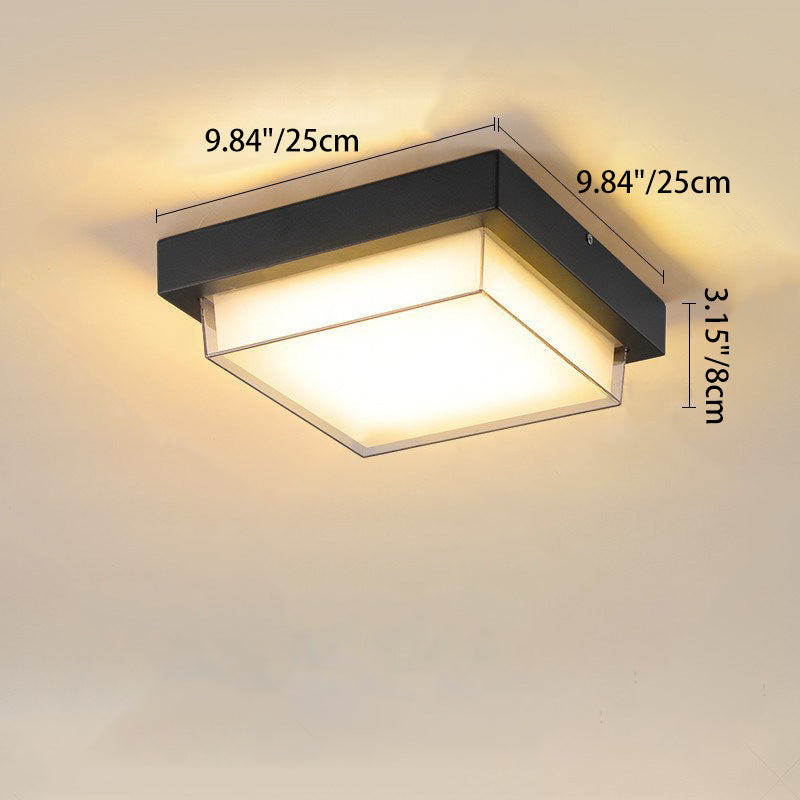 Premium Outdoor Waterproof Square LED Ceiling Light