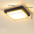Premium Outdoor Waterproof Square LED Ceiling Light