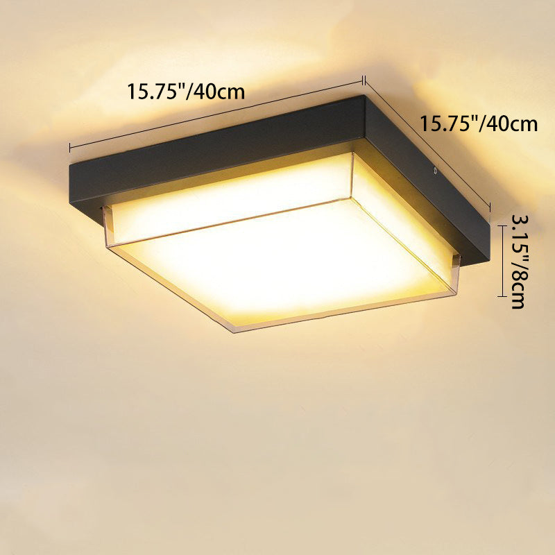 Premium Outdoor Waterproof Square LED Ceiling Light