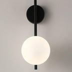 Nordic Globe Iron & Glass 1-Light Sconce