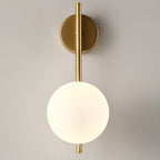 Nordic Globe Iron & Glass 1-Light Sconce