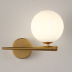 Nordic Globe Iron & Glass 1-Light Sconce