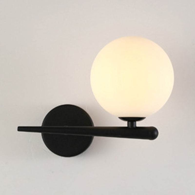 Nordic Globe Iron & Glass 1-Light Sconce