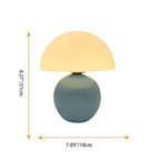 Nordic Round Ceramic Table Lamp - 1-Light Design for Living Room