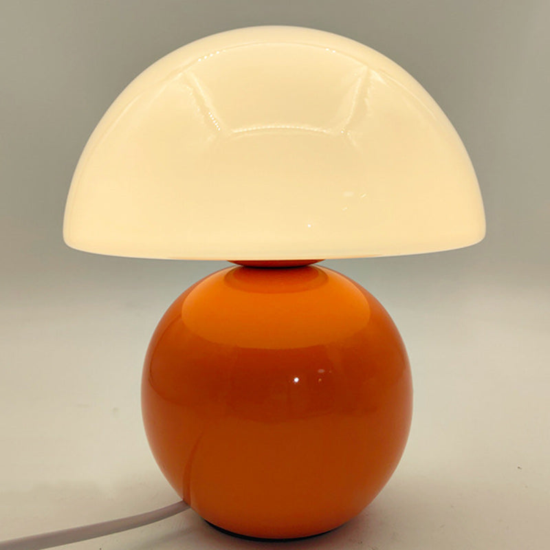 Nordic Round Ceramic Table Lamp - 1-Light Design for Living Room