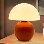 Nordic Round Ceramic Table Lamp - 1-Light Design for Living Room