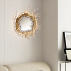 Modern Stainless Steel LED Wall Sconce with Acrylic Water