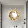 Modern Stainless Steel LED Wall Sconce with Acrylic Water
