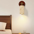 Japanese-Inspired Adjustable Wall Sconce Lamp