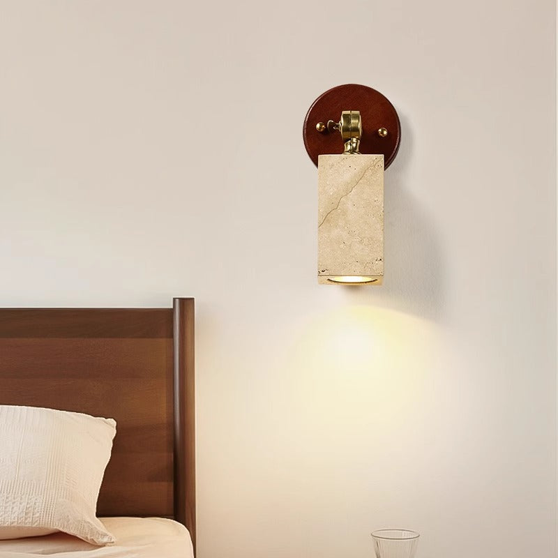 Japanese-Inspired Adjustable Wall Sconce Lamp