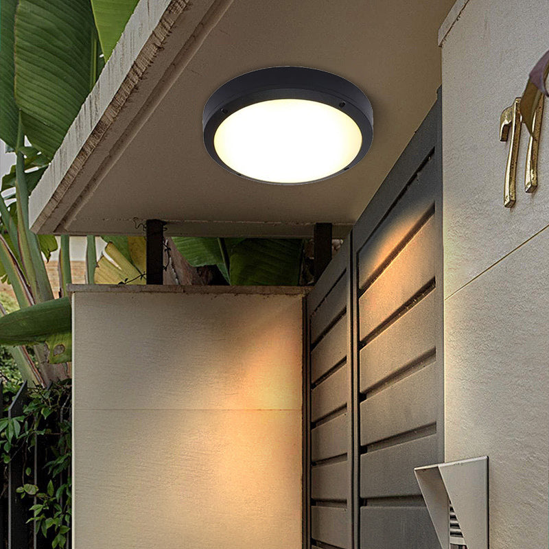 Premium Waterproof Round LED Outdoor Ceiling Light