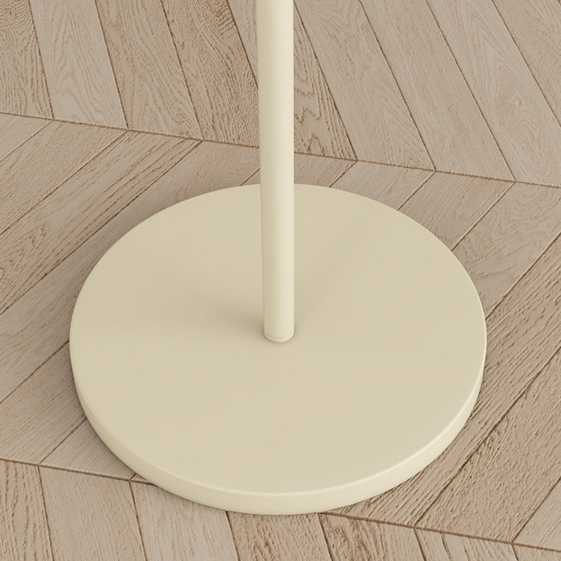 Minimalist Pleated Fabric Floor Lamp - 1-Light Design for Living Room