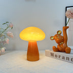 Nordic Mushroom Glass USB LED Table Lamp for Bedroom