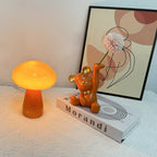 Nordic Mushroom Glass USB LED Table Lamp for Bedroom