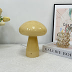 Nordic Mushroom Glass USB LED Table Lamp for Bedroom