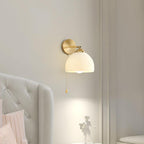 French Dome Glass Wall Sconce