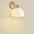 French Dome Glass Wall Sconce