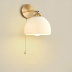 French Dome Glass Wall Sconce
