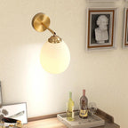 French Dome Glass Wall Sconce