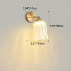 French Dome Glass Wall Sconce