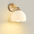 French Dome Glass Wall Sconce
