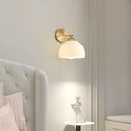 French Dome Glass Wall Sconce