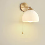 French Dome Glass Wall Sconce