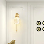 French Dome Glass Wall Sconce