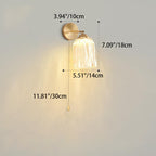 French Dome Glass Wall Sconce