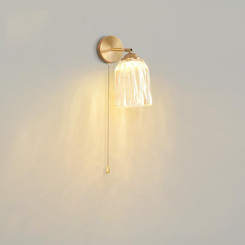 French Dome Glass Wall Sconce
